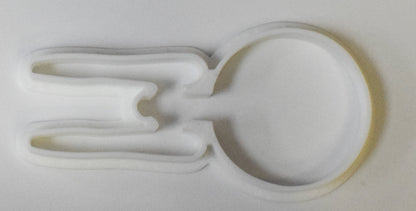 6x USS Enterprise Fondant Cutter Cupcake Topper 1.75 IN USA FD459