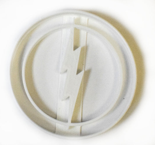 6x Flash Superhero Fondant Cutter Cupcake Topper 1.75 IN USA FD489