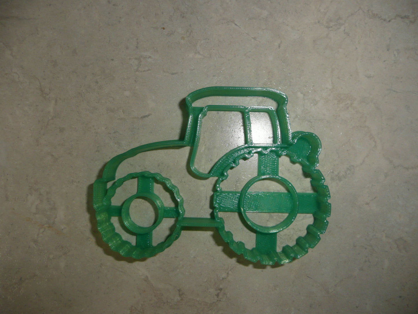 6x Farm Tractor Fondant Cutter Cupcake Topper 1.75 IN USA FD4925