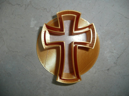 Cross Design Concha Cutter Mexican Sweet Bread Stamp Made In USA PR4975