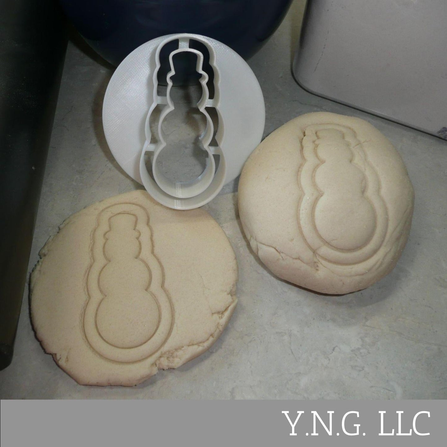 Snowman Concha Cutter Mexican Sweet Bread Stamp Made In USA PR5002