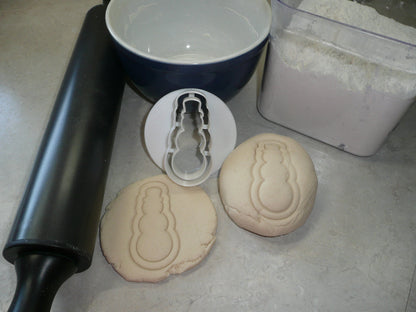 Snowman Concha Cutter Mexican Sweet Bread Stamp Made In USA PR5002
