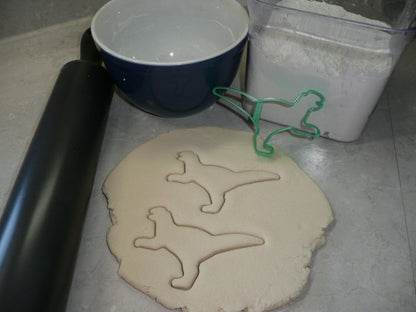 Velociraptor Outline Small Fast Dinosaur Cookie Cutter Made In USA PR5008