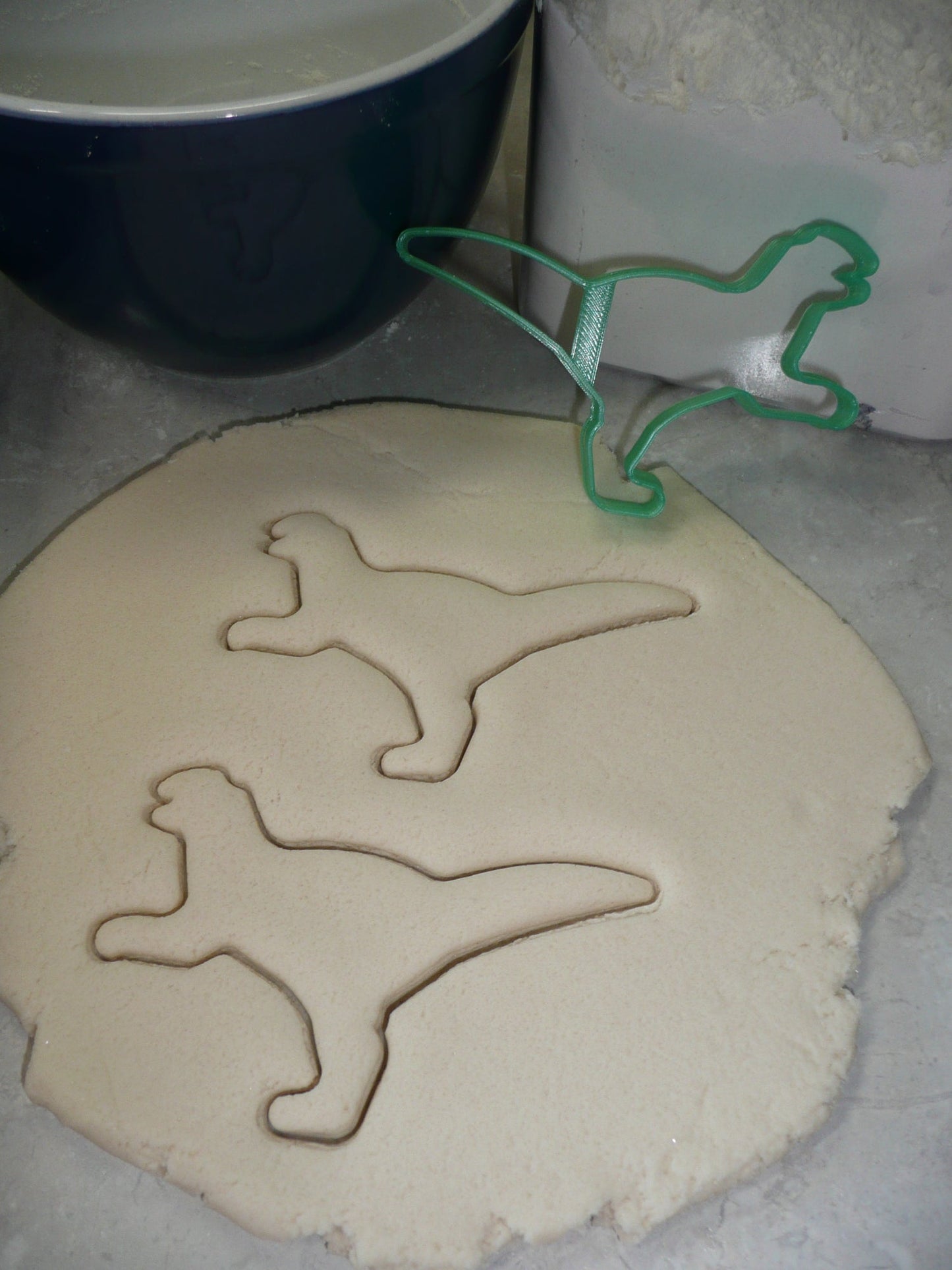 Velociraptor Outline Small Fast Dinosaur Cookie Cutter Made In USA PR5008