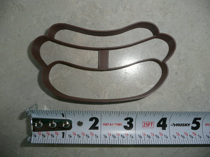 Hot Dog Grilled Sausage Bun Detailed Cookie Cutter Made In USA PR5025