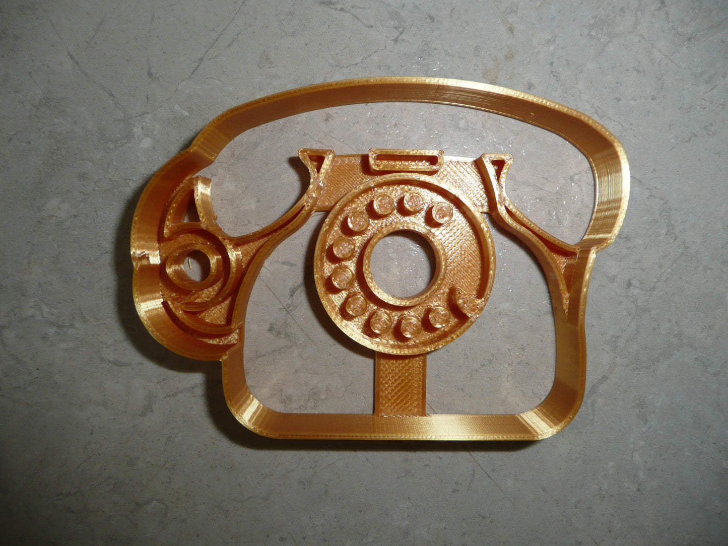 Rotary Dial Phone Vintage Style Cookie Cutter Made In USA PR5035