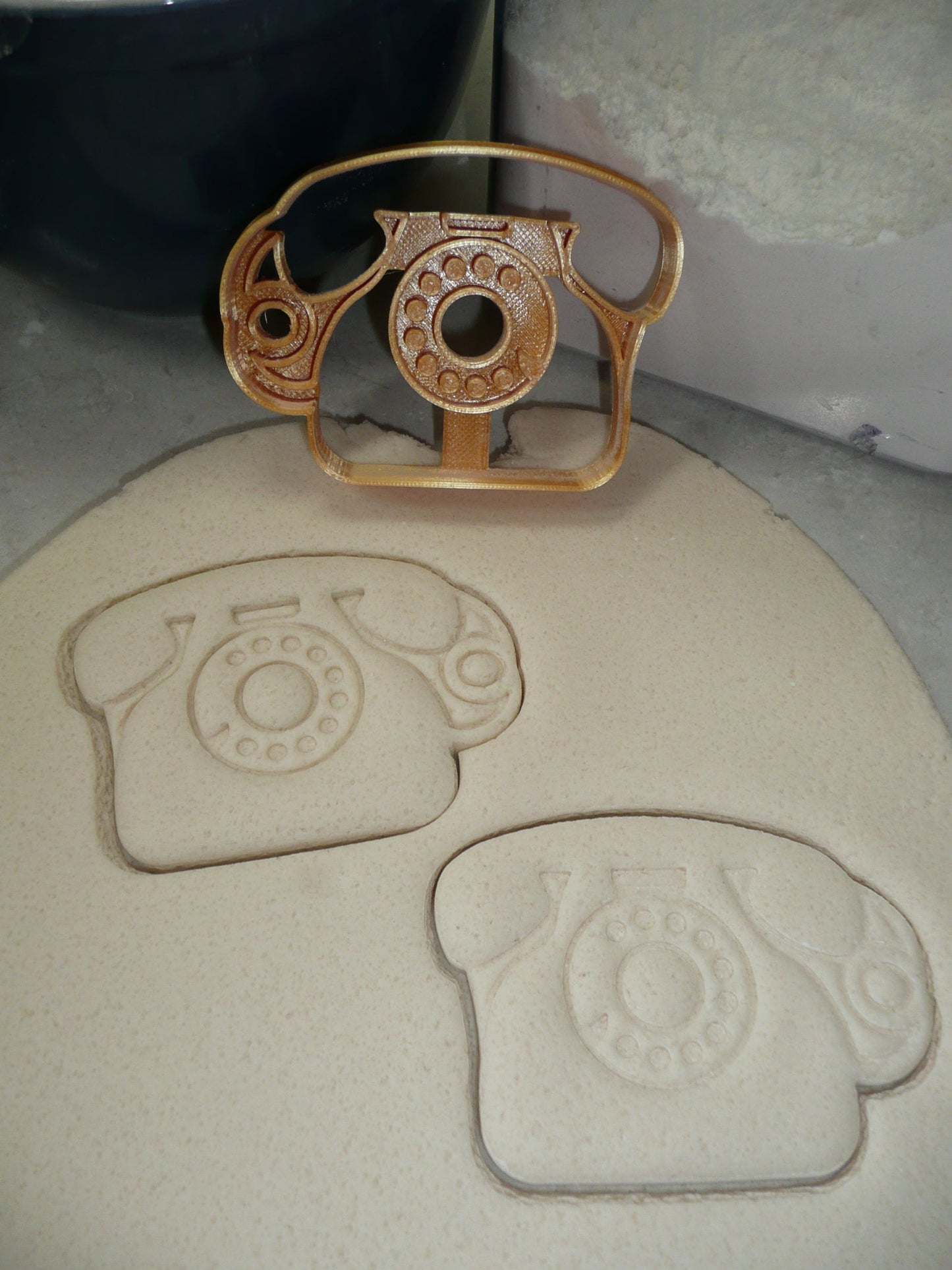 Rotary Dial Phone Vintage Style Cookie Cutter Made In USA PR5035