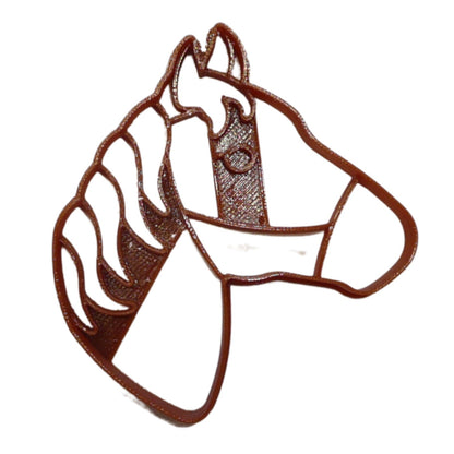 Horse Head Face Side View Detailed Cookie Cutter Made In USA PR5036