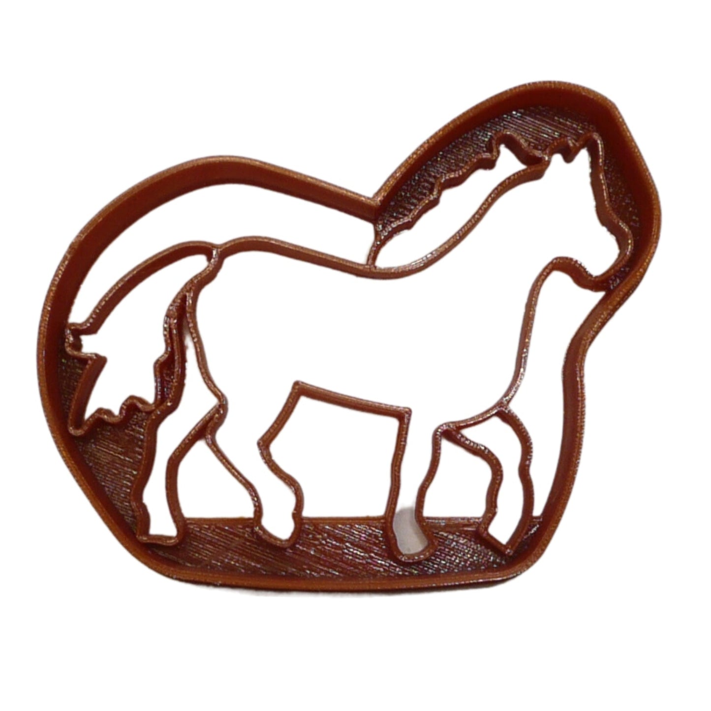 Horse Full Body Side View Detailed Cookie Cutter Made In USA PR5037