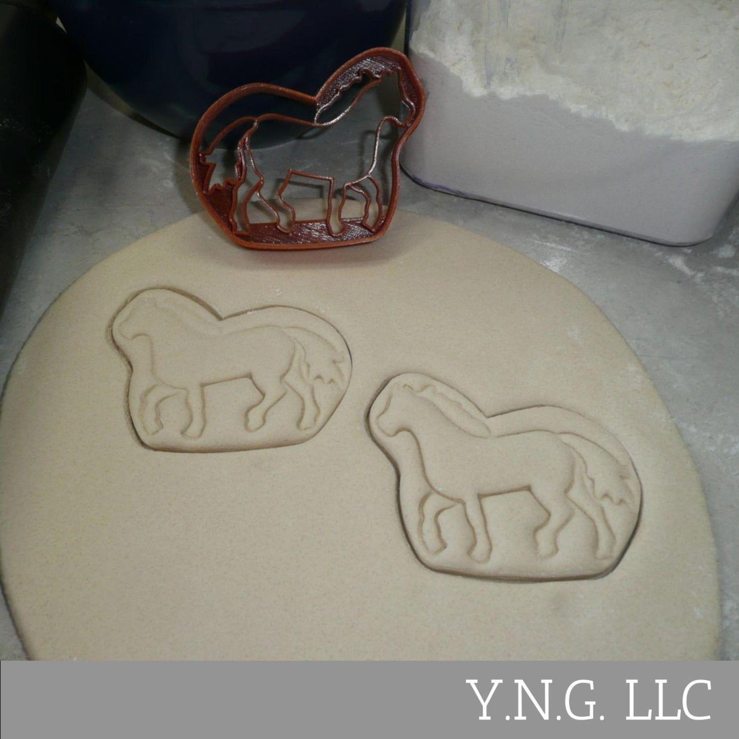 Horse Full Body Side View Detailed Cookie Cutter Made In USA PR5037