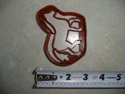 Horse Full Body Side View Detailed Cookie Cutter Made In USA PR5037