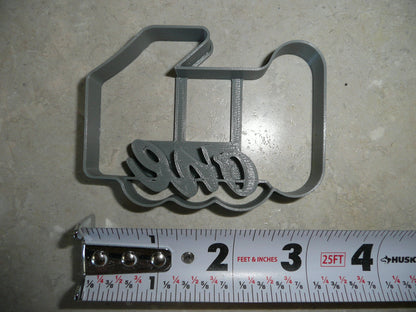 Number 1 With Word On Side Detailed Cookie Cutter Made In USA PR5041