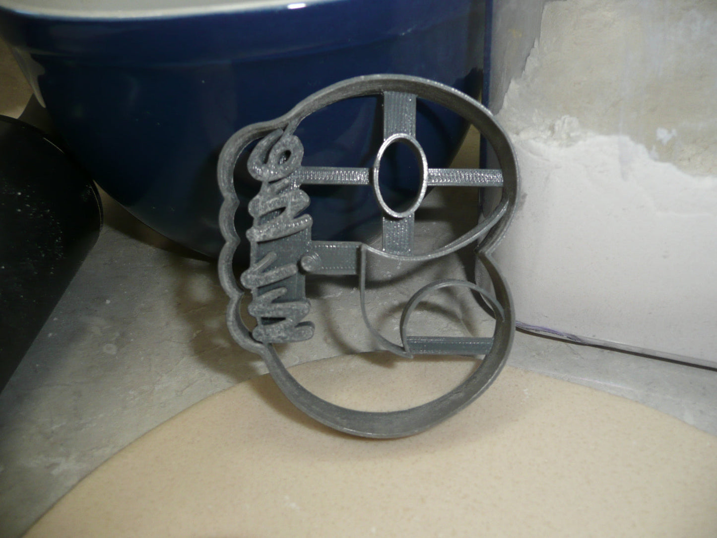 Number 9 With Word On Side Detailed Cookie Cutter Made In USA PR5049