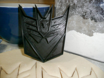 Decepticon Transformers Movie Villain Cookie Cutter Made In USA PR505