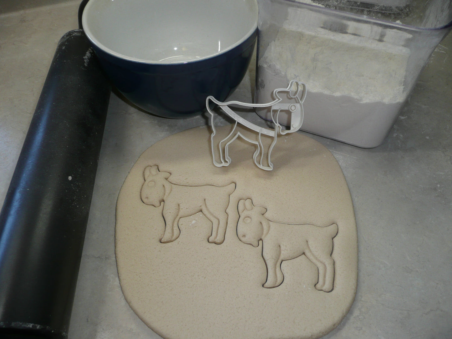 Goat Full Body Side View Detailed Cookie Cutter Made In USA PR5052