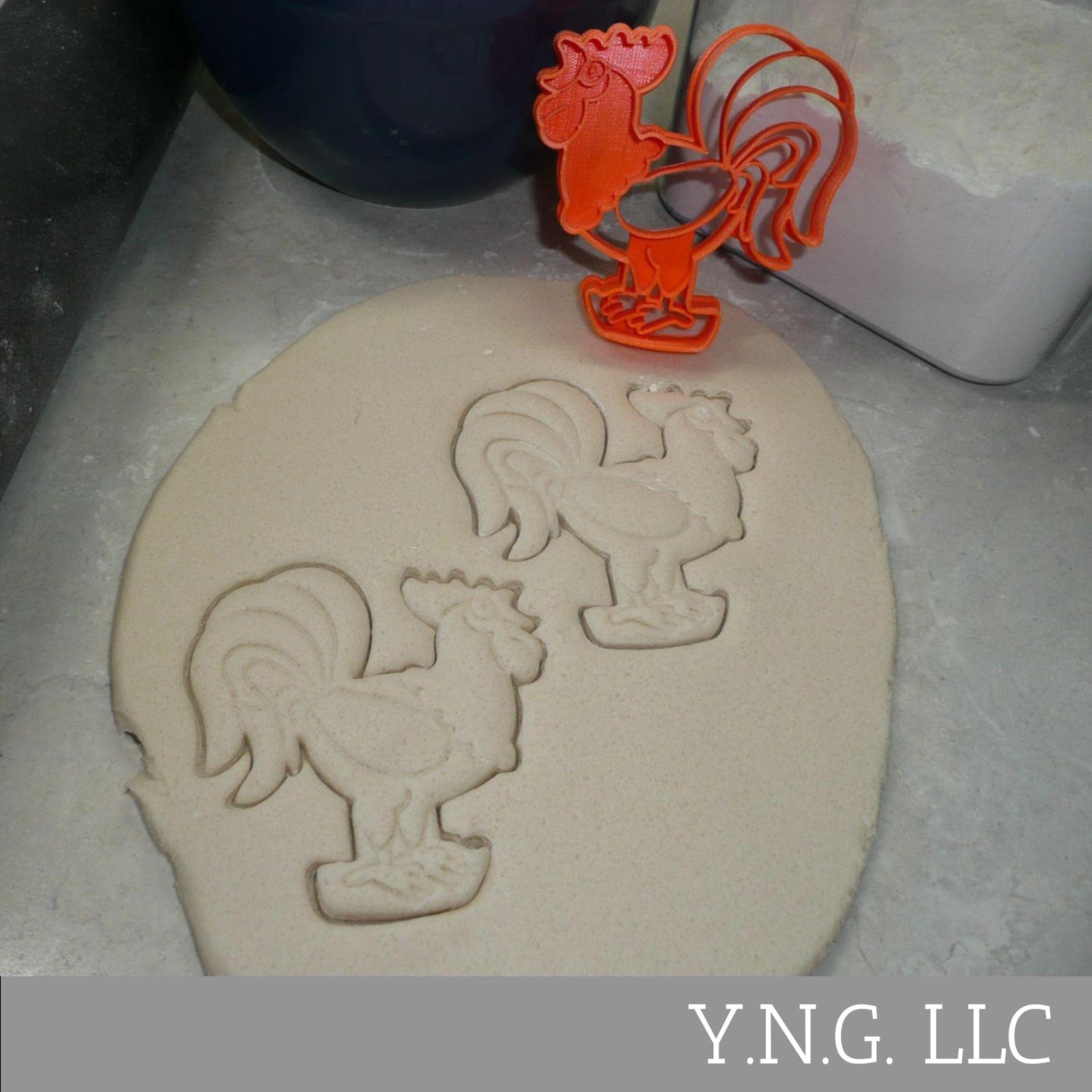Rooster Chicken Full Body Side View Cookie Cutter Made In USA PR5054 ...