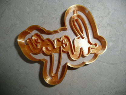 Hope Word Cursive Letters Detailed Cookie Cutter Made In USA PR5055