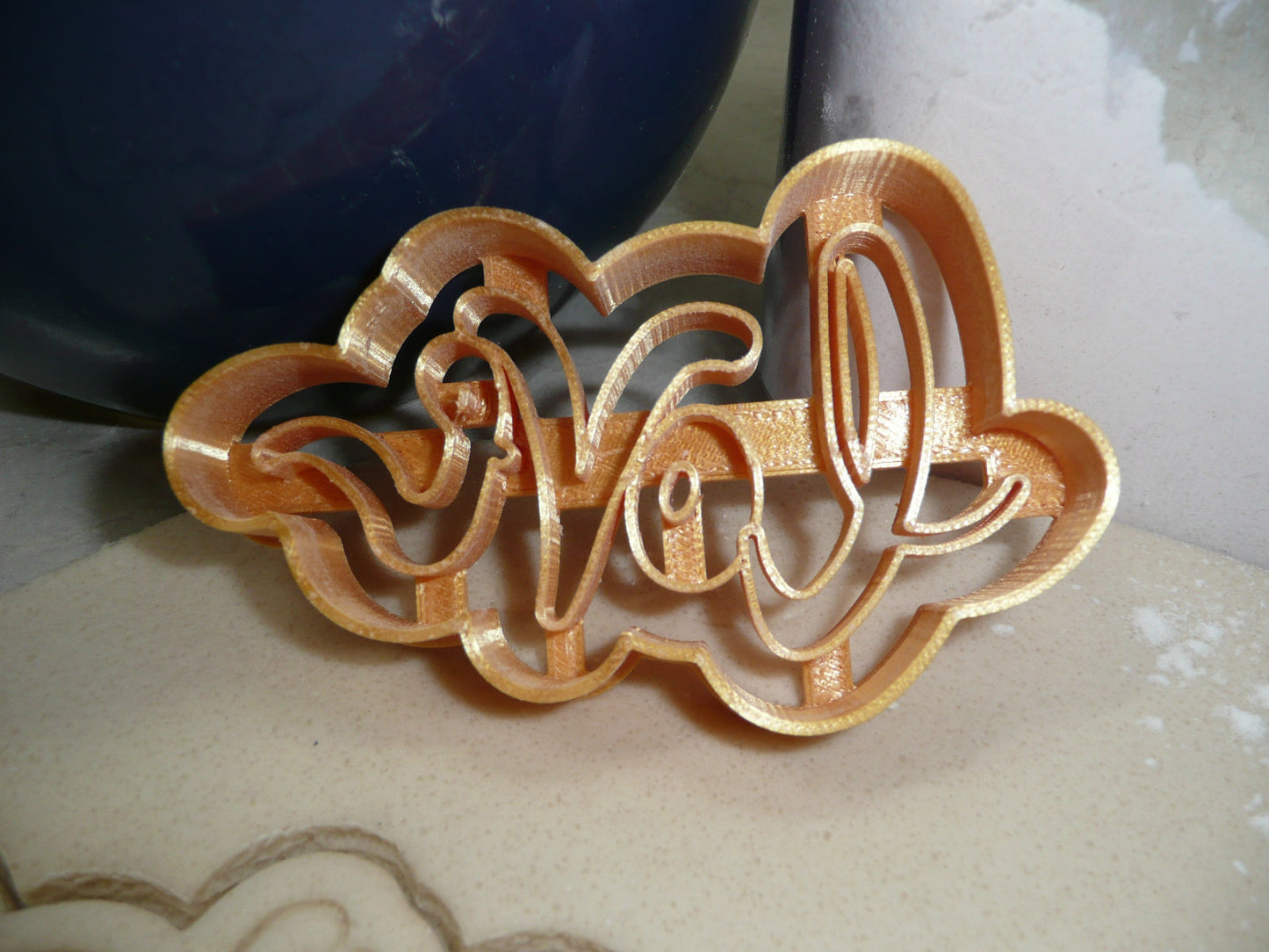 Love Word Cursive Letters Detailed Cookie Cutter Made In USA PR5057