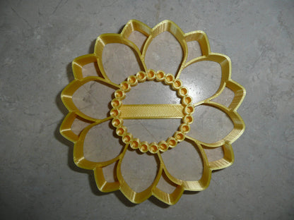 Sunflower Large Size Detailed Flower Cookie Cutter Made In USA PR5058