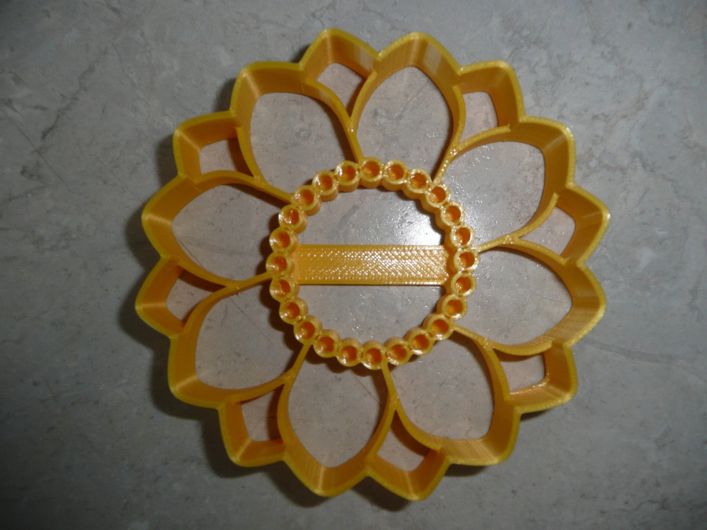 Sunflower Medium Size Detailed Flower Cookie Cutter Made in USA PR5059