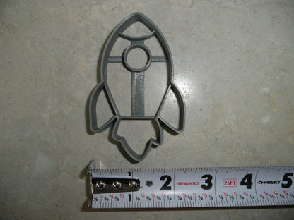 Rocket Launch Space Ship Detailed Cookie Cutter Made In USA PR5069