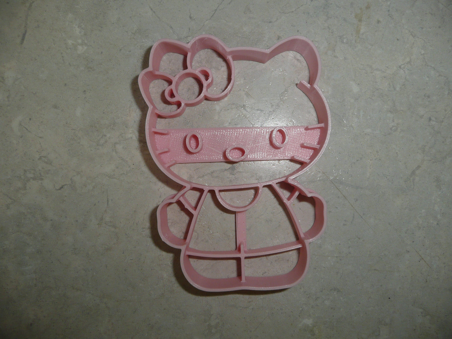 Hello Kitty Standing Cartoon Cat Detailed Cookie Cutter Made In USA PR5070