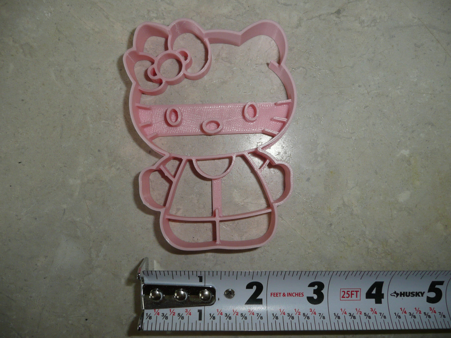 Hello Kitty Standing Cartoon Cat Detailed Cookie Cutter Made In USA PR5070