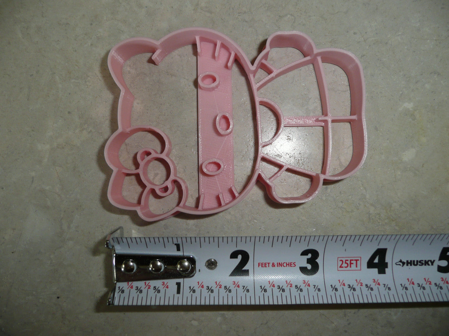 Hello Kitty Standing Cartoon Cat Detailed Cookie Cutter Made In USA PR5070