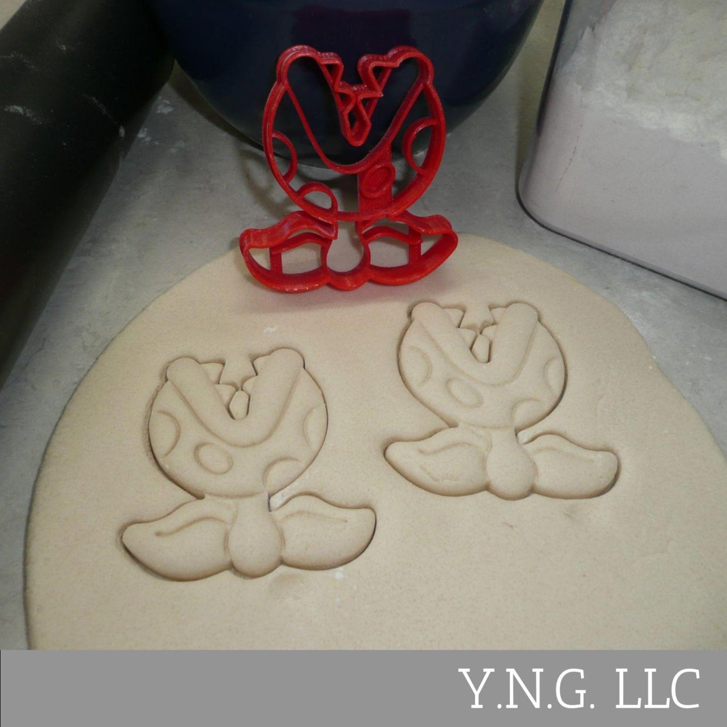 Piranha Plant Super Mario Video Game Detailed Cookie Cutter Made In USA PR5071