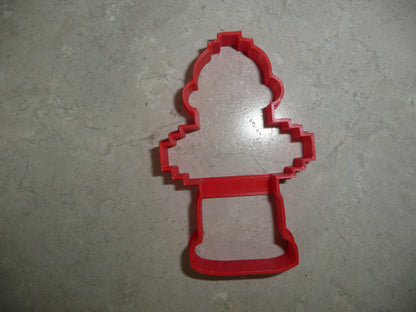 6x Fire Hydrant Fondant Cutter Cupcake Topper 1.75 IN USA FD5073