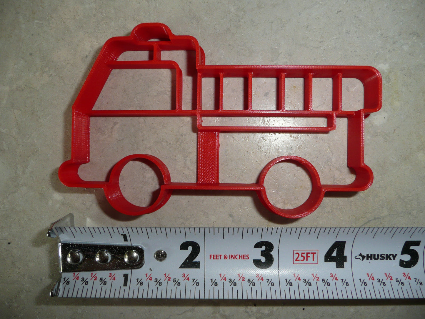 Fire Truck Engine Firefighter Vehicle Cookie Cutter Made In USA PR5074