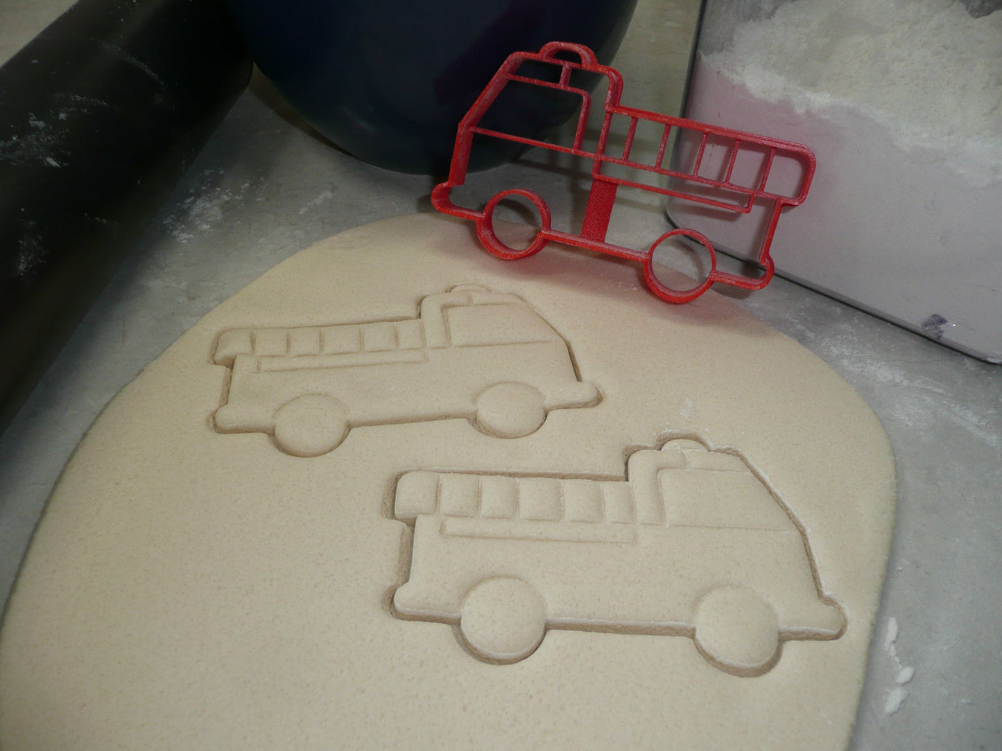 Fire Truck Engine Firefighter Vehicle Cookie Cutter Made In USA PR5074