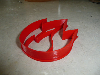 Fire Detailed Flames Bonfire Firefighter Cookie Cutter Made In USA PR5075
