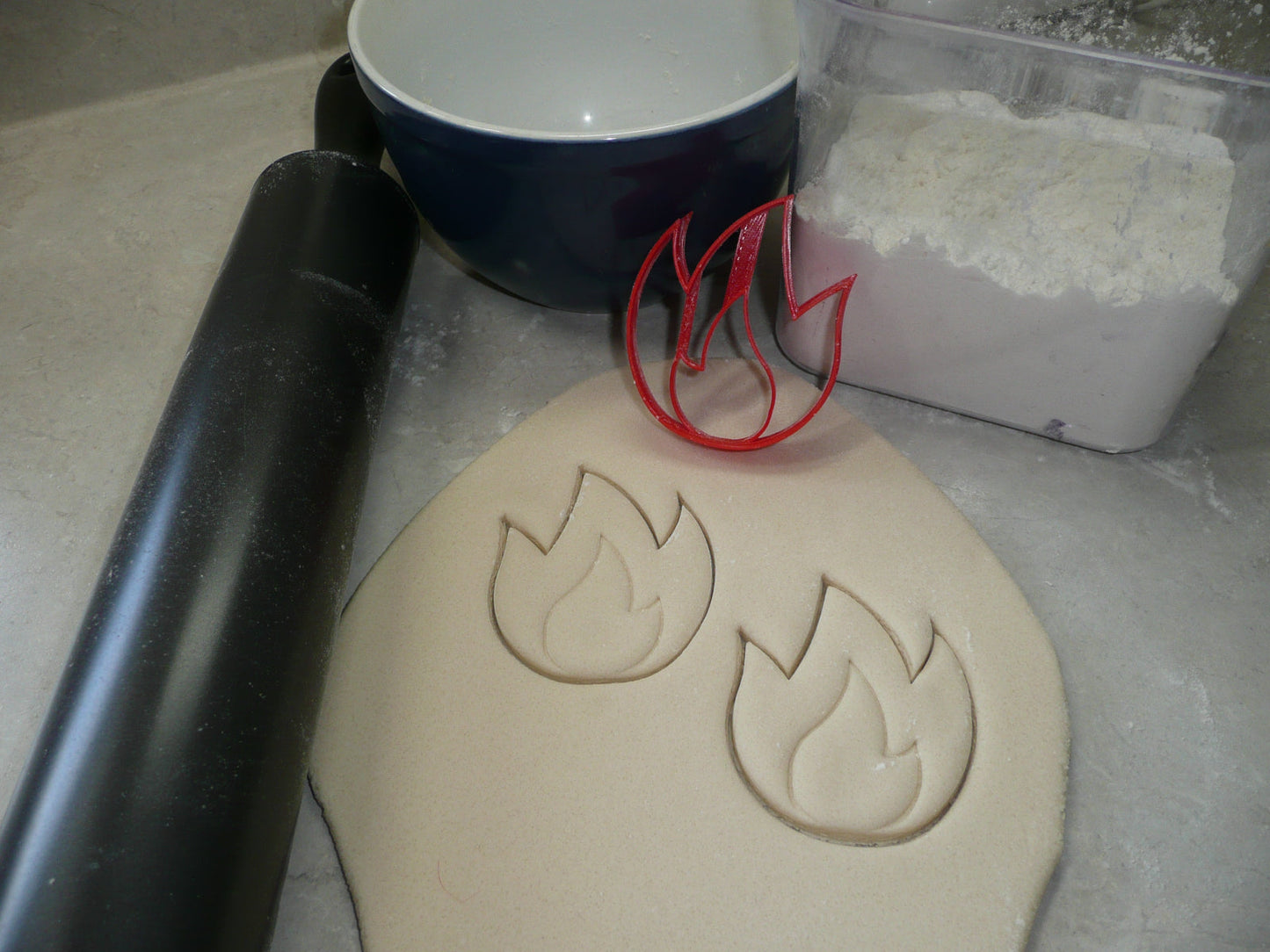 Fire Detailed Flames Bonfire Firefighter Cookie Cutter Made In USA PR5075