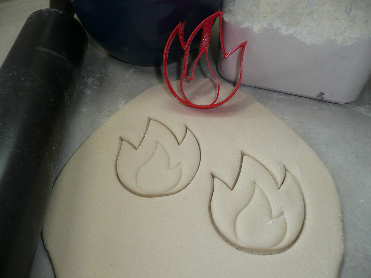 Fire Detailed Flames Bonfire Firefighter Cookie Cutter Made In USA PR5075