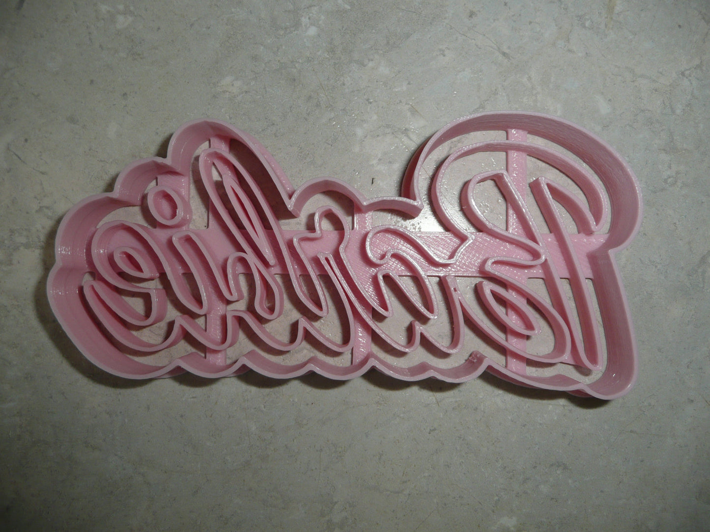 Barbie Word With Edge Outline Movie Theme Cookie Cutter Made In USA PR5078