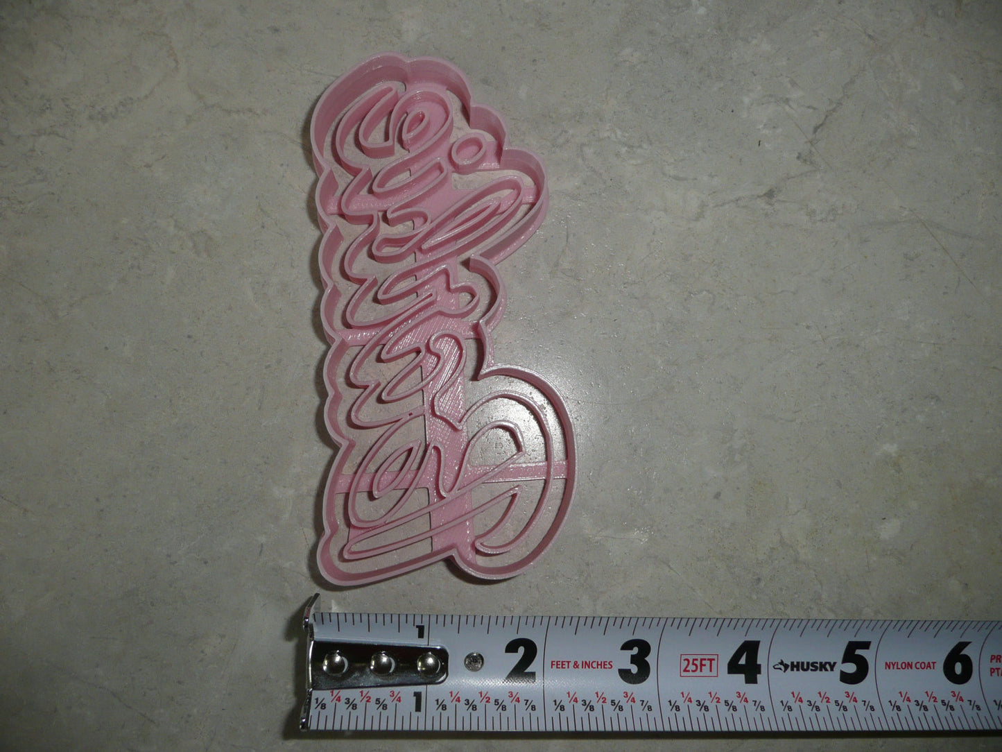 Barbie Word With Edge Outline Movie Theme Cookie Cutter Made In USA PR5078