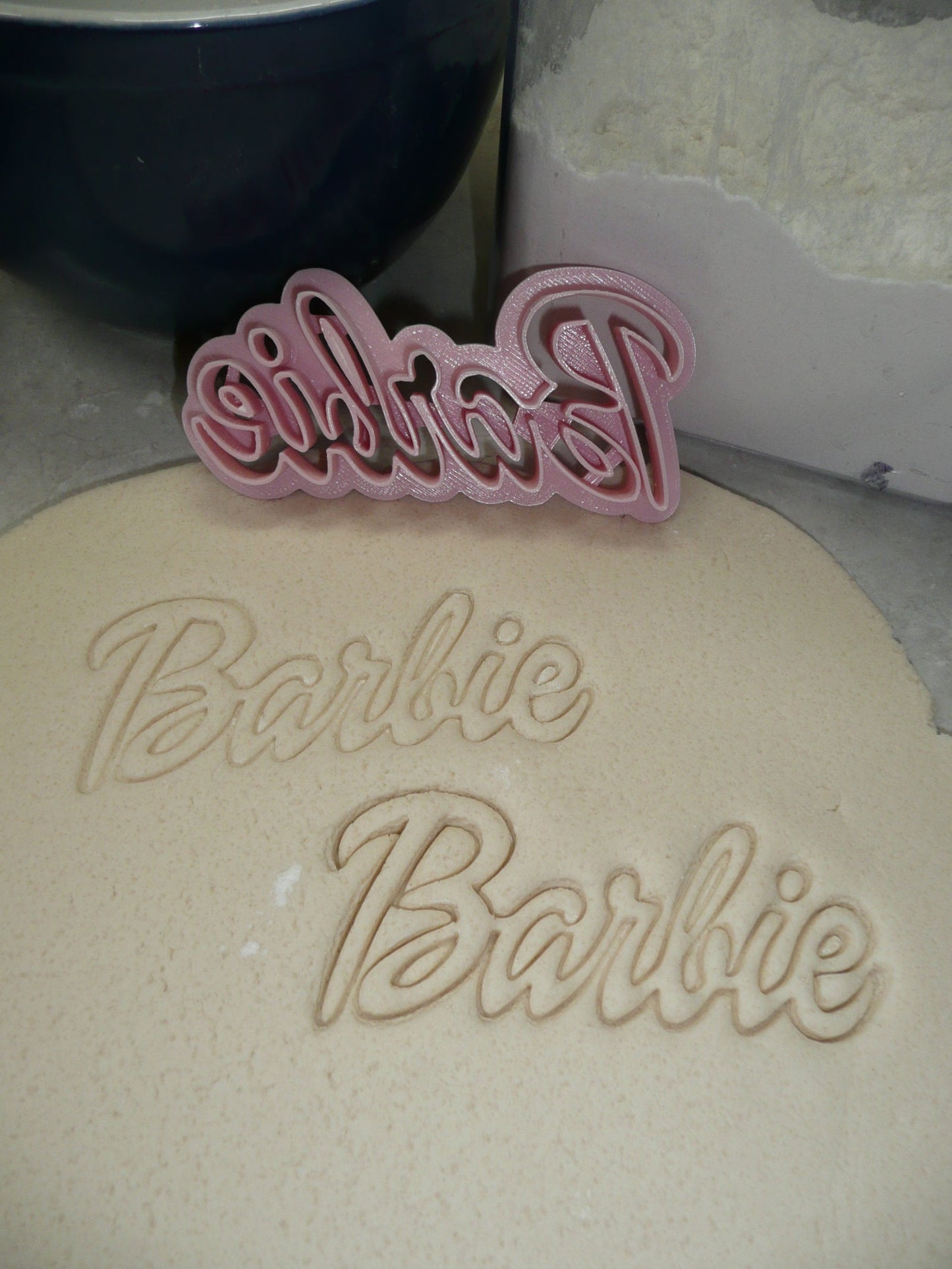 Barbie Word Movie Theme Detailed Cookie Cutter Made In USA PR5079