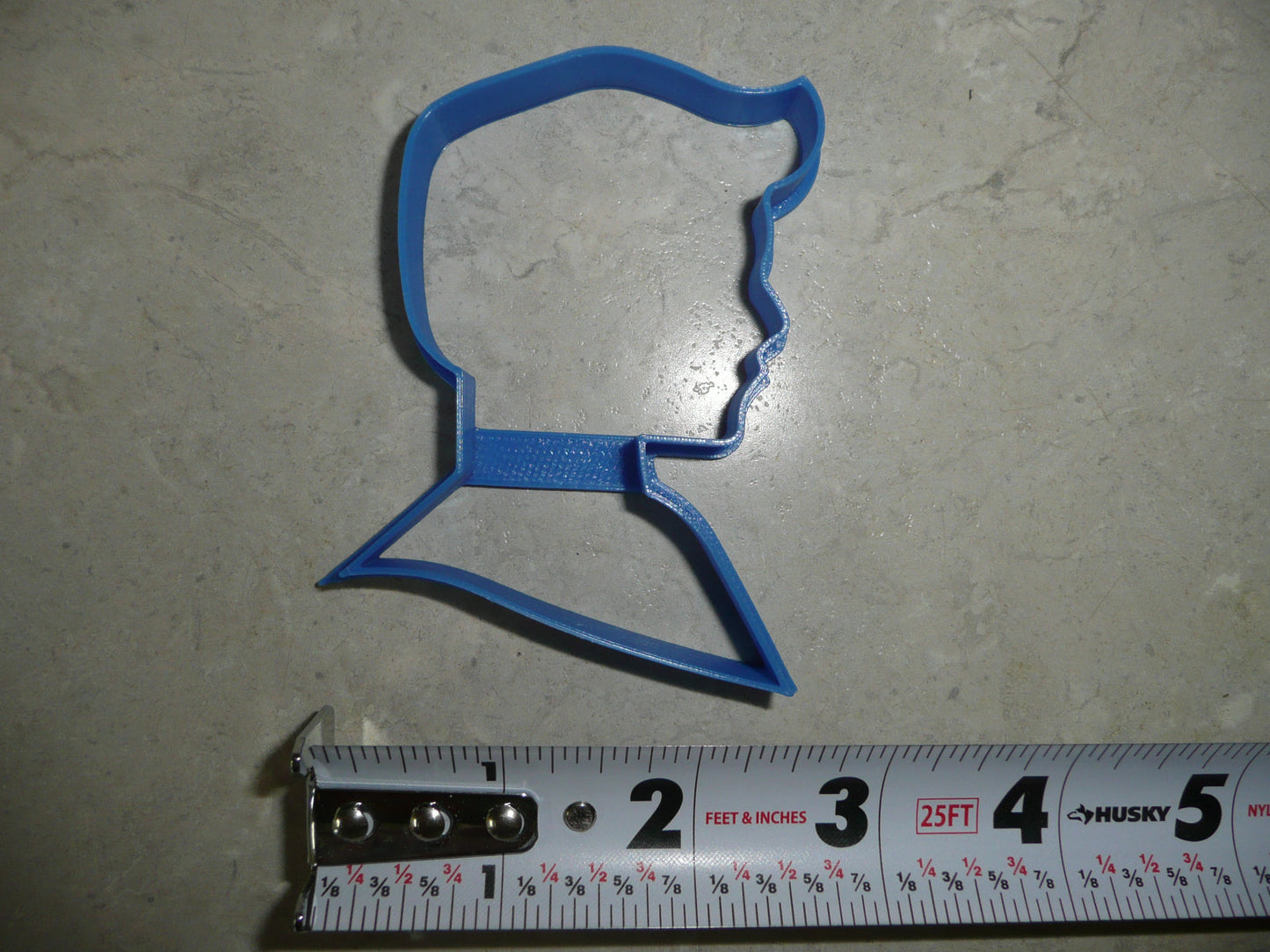 Ken Face Silhouette Head Outline Movie Theme Cookie Cutter Made In USA PR5080