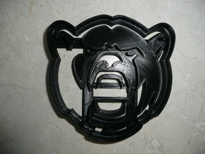 Bear Face Mascot Baylor University Cookie Cutter Made in USA PR5082