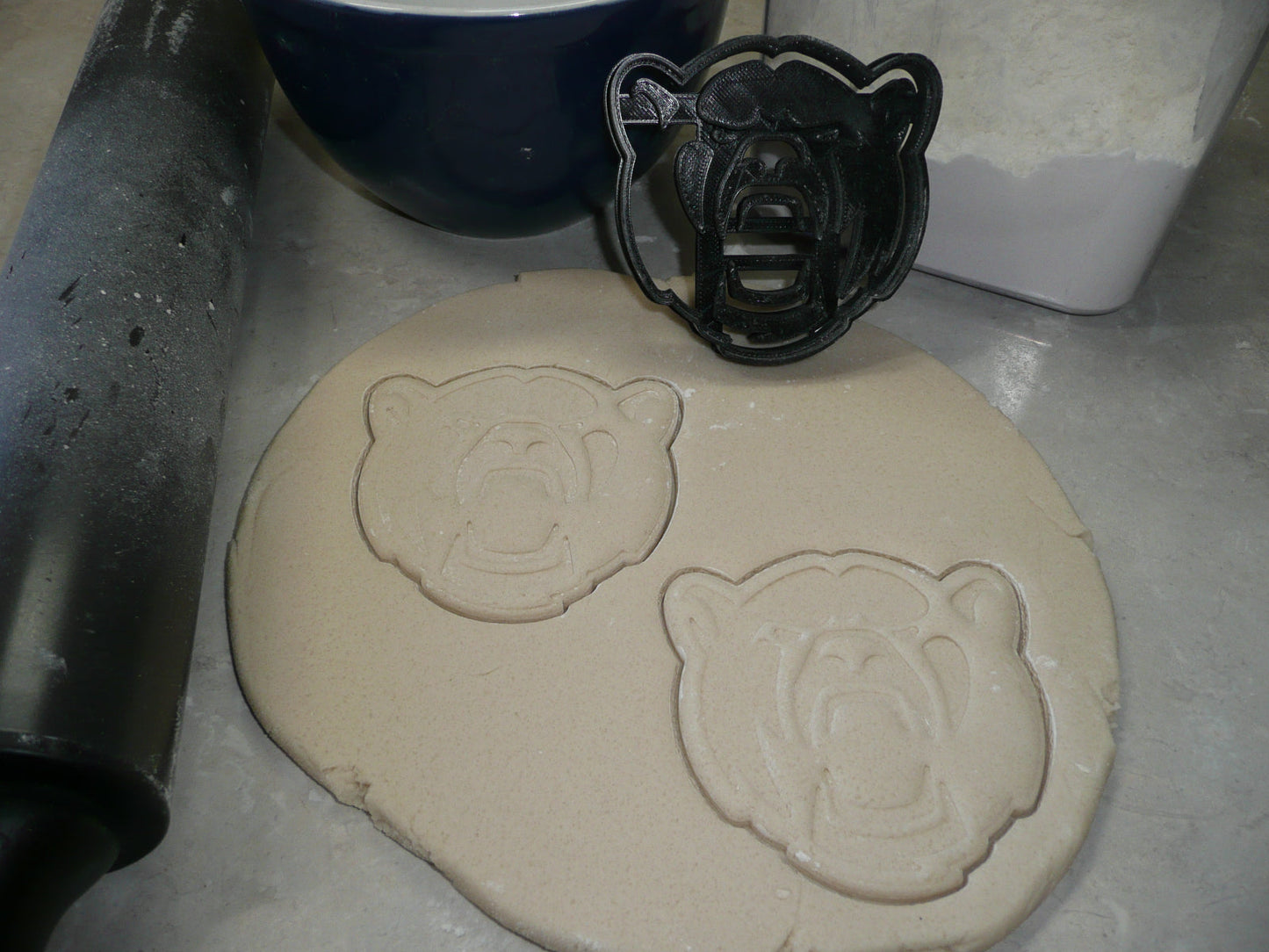 Bear Face Mascot Baylor University Cookie Cutter Made in USA PR5082