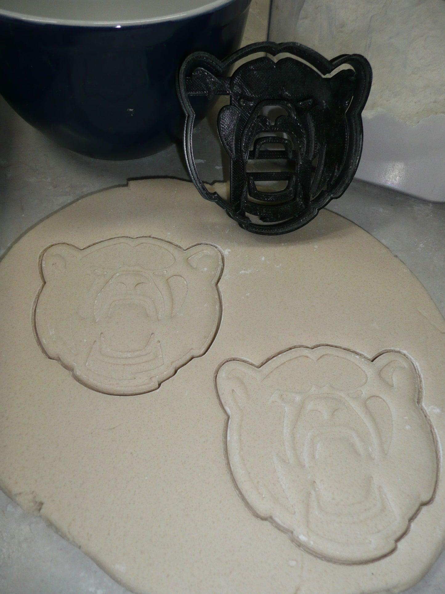 Bear Face Mascot Baylor University Cookie Cutter Made in USA PR5082