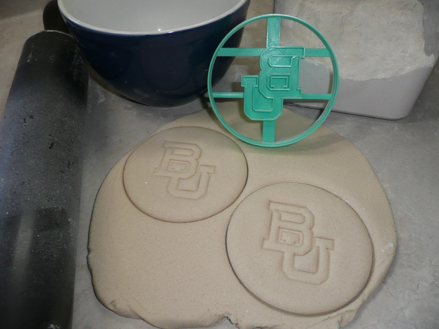 BU Letters Baylor University Cookie Cutter Made in USA PR5083