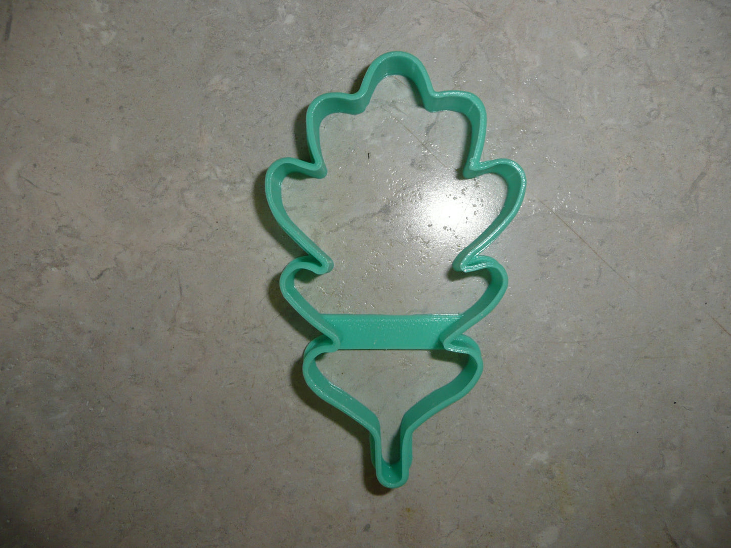 6x Oak Leaf Outline Fondant Cutter Cupcake Topper 1.75 IN USA FD5086