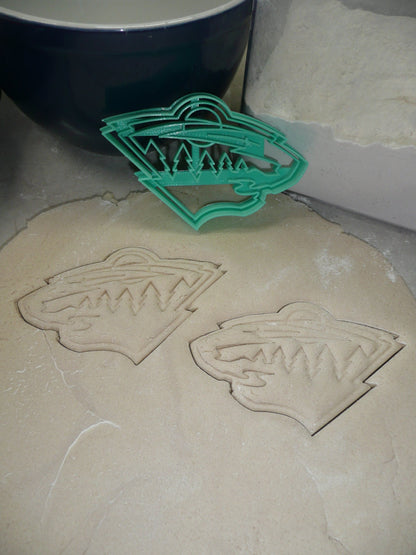 Minnesota Wild Ice Hockey Sports Cookie Cutter Made in USA PR5088