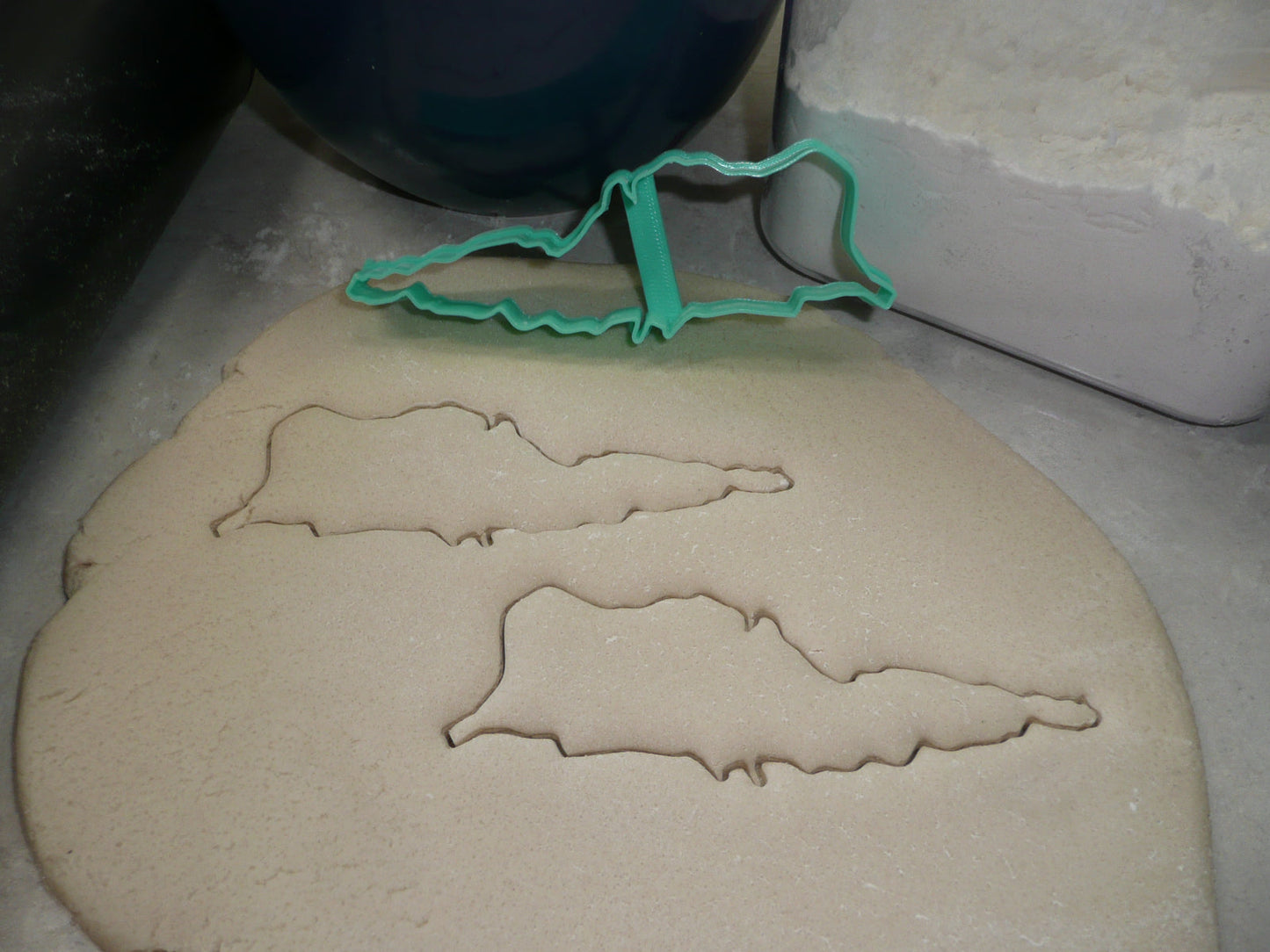 Saint Croix Outline US Virgin Island Caribbean Cookie Cutter Made in USA PR5097