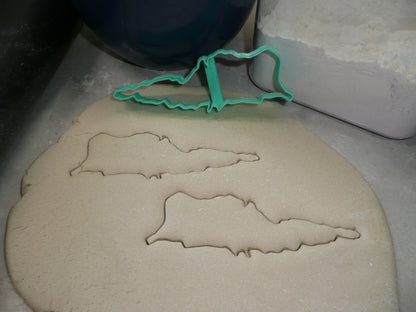 Saint Croix Outline US Virgin Island Caribbean Cookie Cutter Made in USA PR5097