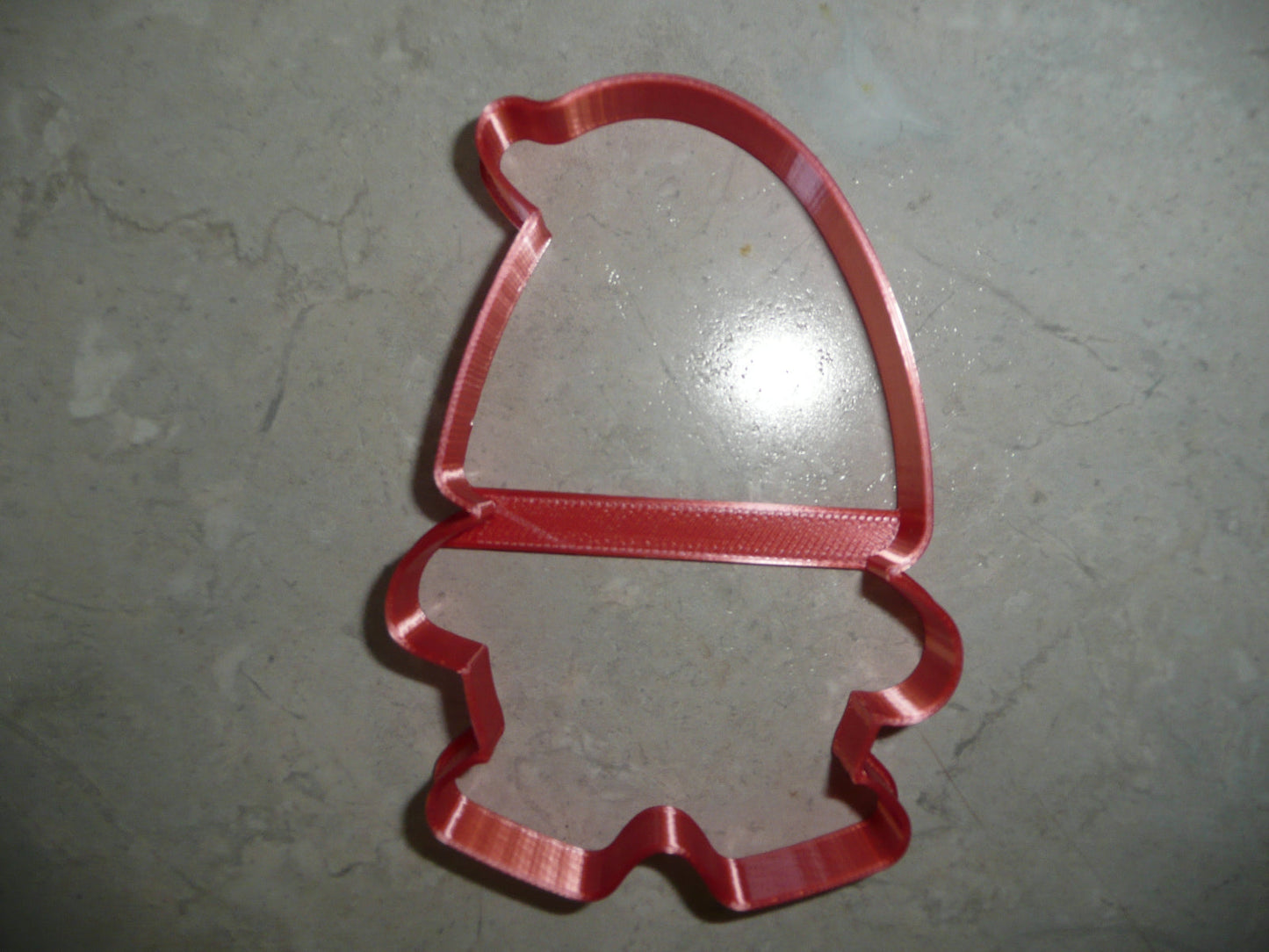 Garden Gnome Wearing Onesie Outline Cookie Cutter Made In USA PR5103