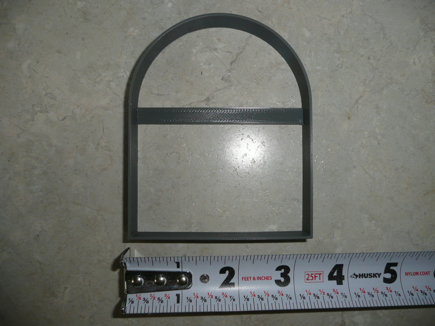 4 Inch Arch Shape Frame Outline Cookie Cutter Made In USA PR5104