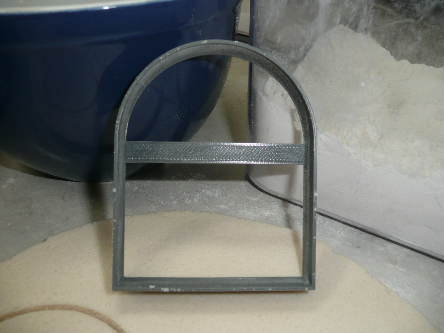 3.5 Inch Arch Shape Frame Outline Cookie Cutter Made In USA PR5105